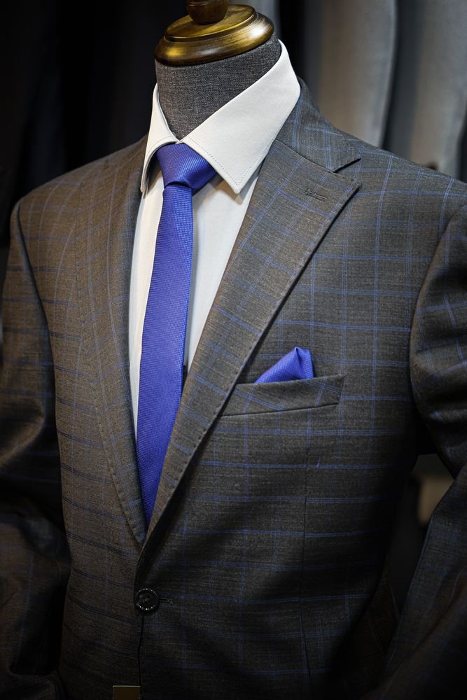 Charcoal Grey Wool Suit